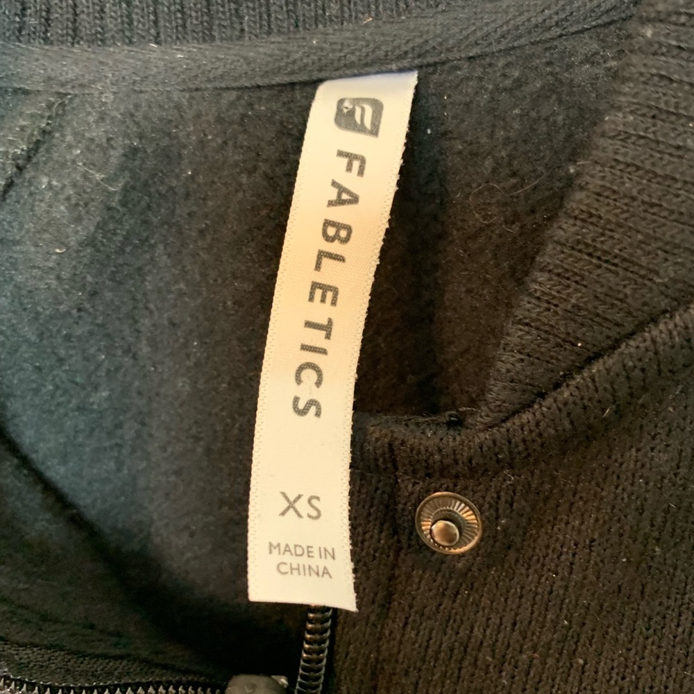 Fabletics Full Zip Black Jacket - image 2